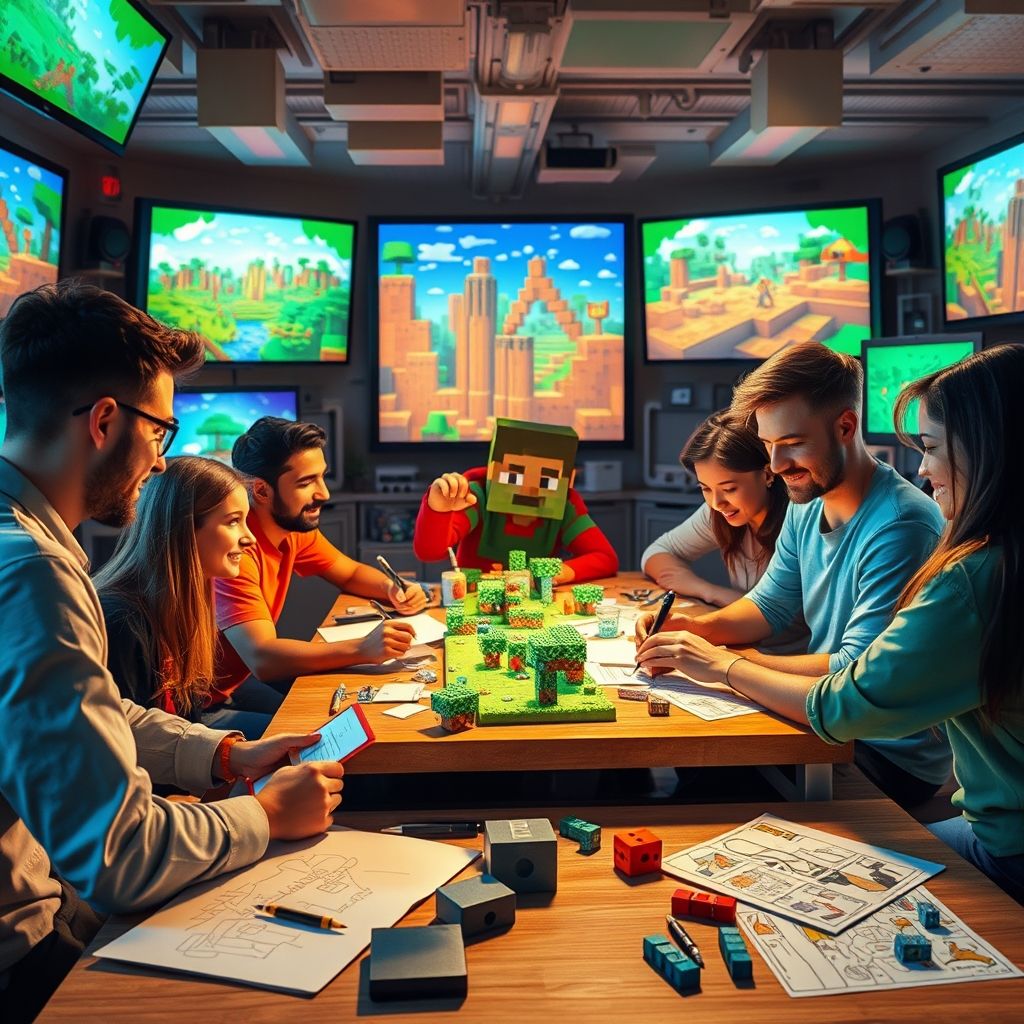 ทีมงานสร้างสรรค์ที่ทำให้ Minecraft มีชีวิต